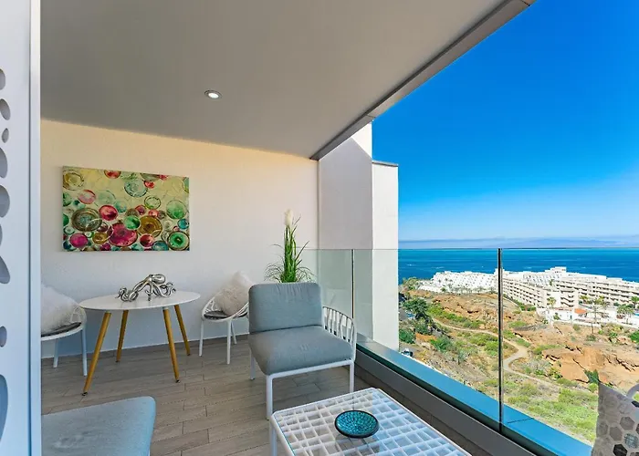 Blue Lagoon - Ocean View Penthouse With Airco & Heated Pool Apartment Costa Adeje (Tenerife)