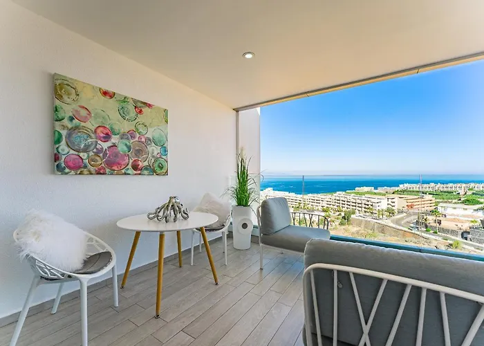 Apartment Blue Lagoon - Ocean View Penthouse With Airco & Heated Pool