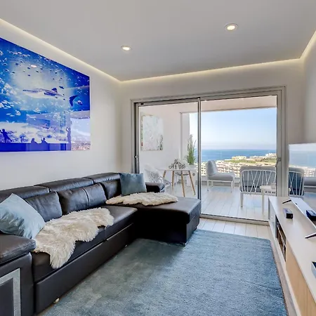 Blue Lagoon - Ocean View Penthouse With Airco & Heated Pool Apartamento